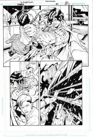 Hero #21 p.21 by Dale Eaglesham and Wade von Grawbadger