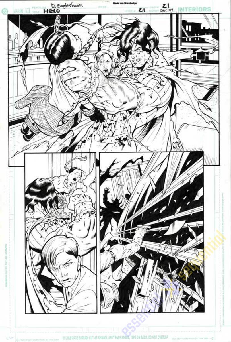 Hero #21 p.21 by Dale Eaglesham and Wade von Grawbadger 1 Hero #21 p.21 by Dale Eaglesham and Wade von Grawbadger