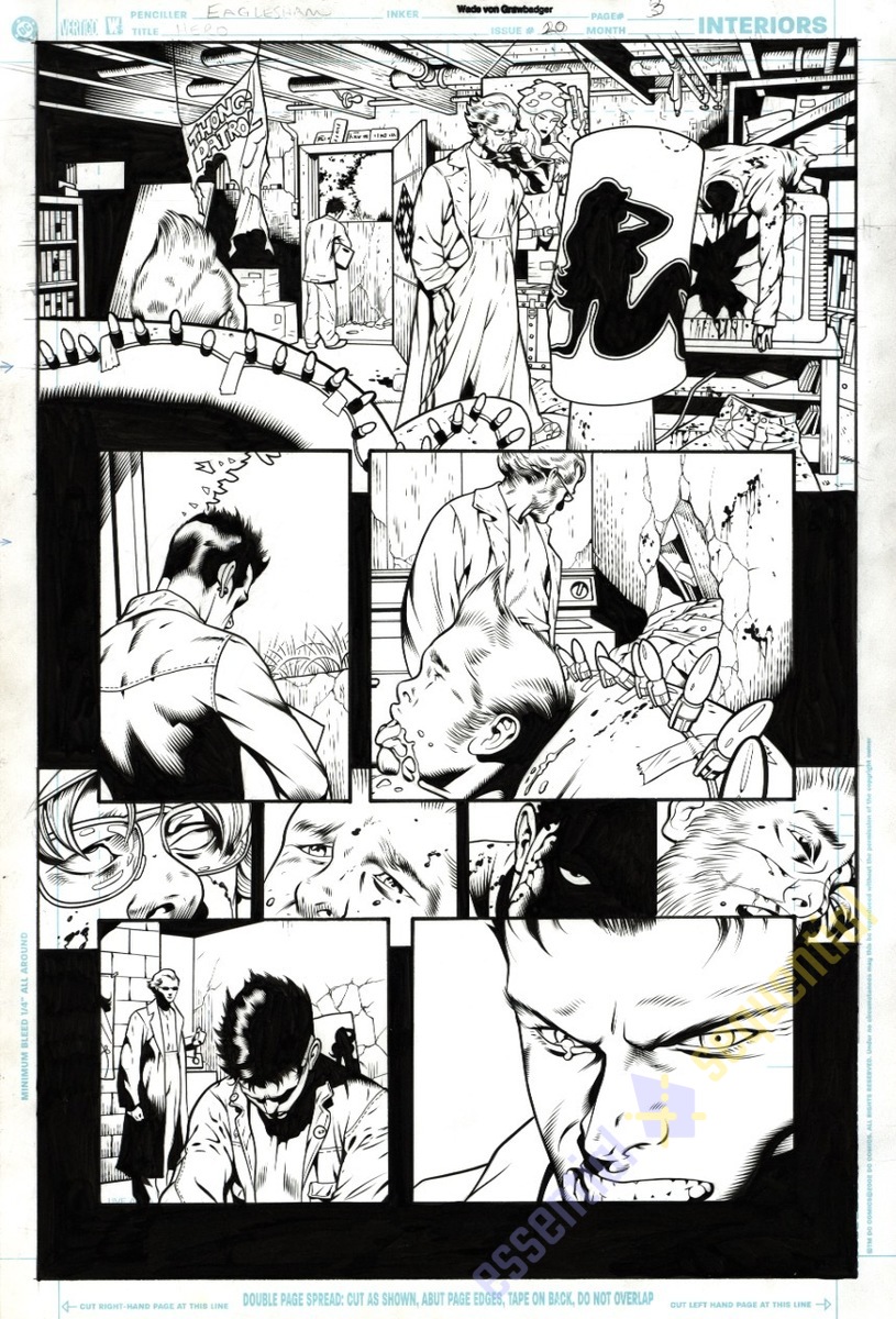 Hero #20 p.03 by Dale Eaglesham and Wade von Grawbadger 1 Hero #20 p.03 by Dale Eaglesham and Wade von Grawbadger