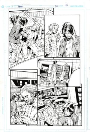 Hero #17 p.16 by Dale Eaglesham and Wade von Grawbadger