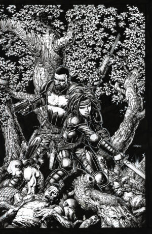 The Walking Dead #45 Cover by David Finch