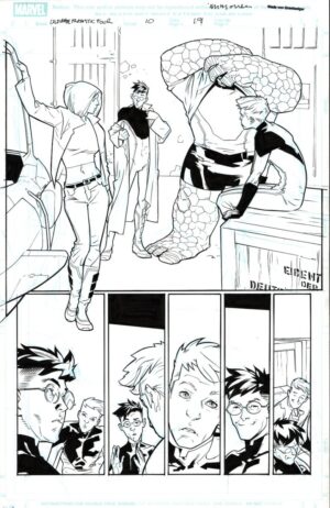 Ultimate Fantastic Four #10 p.19 by Stuart Immonen & Wade von Grawbadger