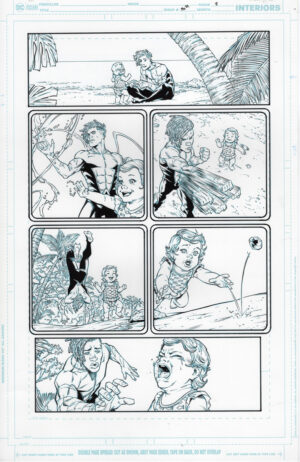 Aquaman 80th Anniversary #1 page 3 by Diego Olortegui and Wade von Grawbadger