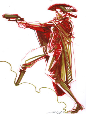 Red Pirate by Mindy Lee