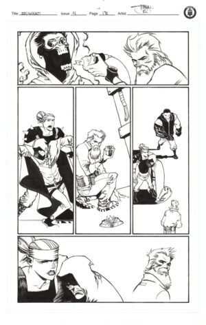 Illuminati #4 p.18 by Shawn Crystal