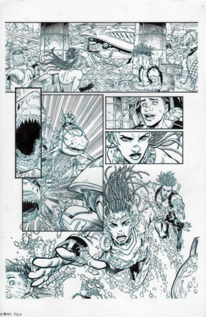 Aquaman: The Becoming #5 page 6 by Diego Olortegui and  Wade von Grawbadger