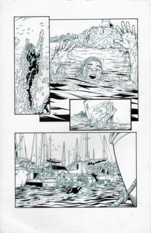 Aquaman: The Becoming #2 page 13 by Diego Olortegui and Wade von Grawbadger