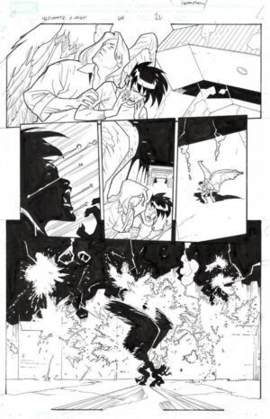 Ultimate X-Men #64 p.22 by Stuart Immonen & Wade von Grawbadger