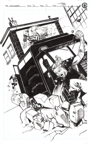 Illuminati #7 p. 4-5 by Shawn Crystal