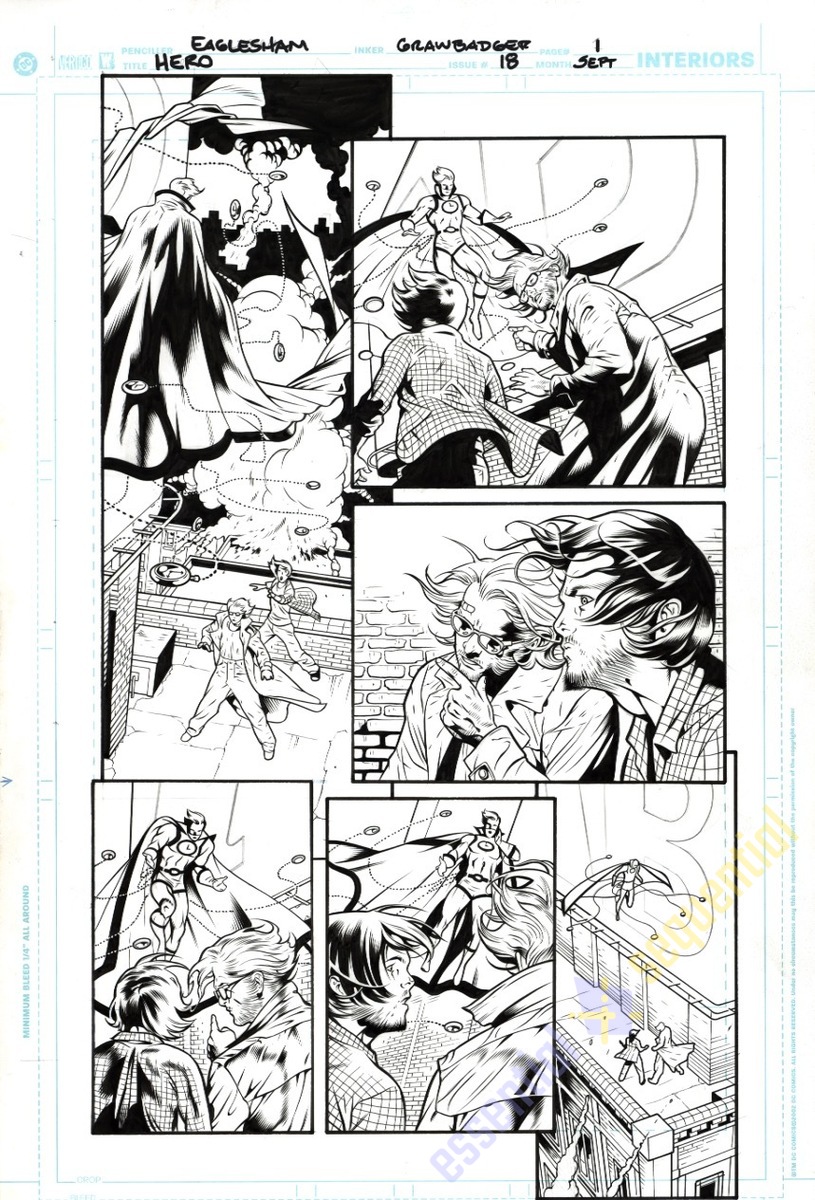 Hero #18 p.01 by Dale Eaglesham and Wade von Grawbadger 1 Hero #18 p.01 by Dale Eaglesham and Wade von Grawbadger