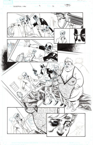 Deadpool Max #9 p.12 by Shawn Crystal