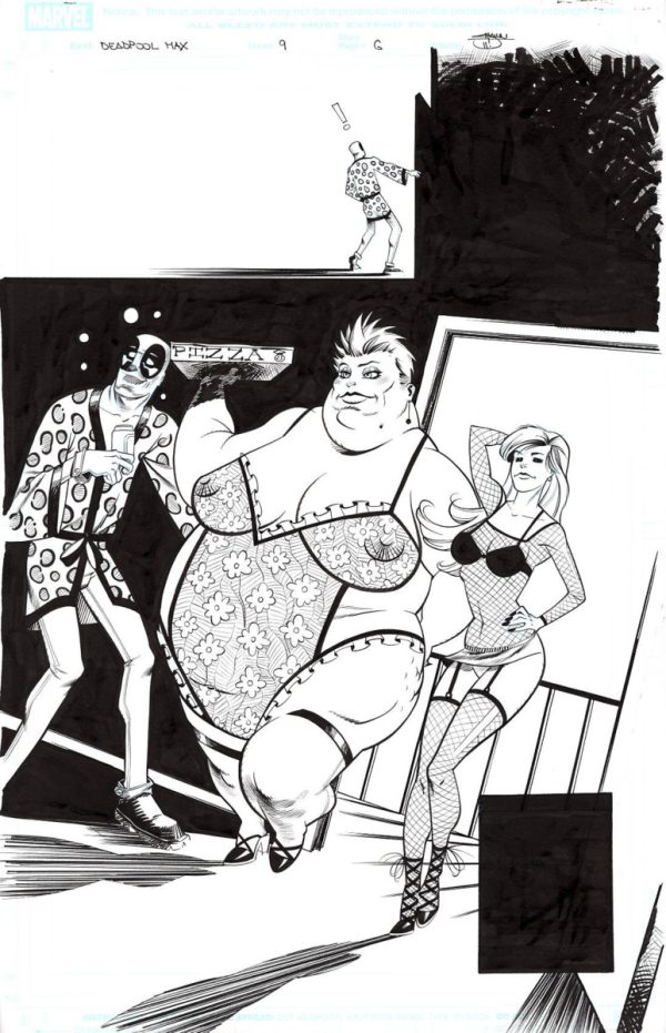 Deadpool Max #9 p.06 by Shawn Crystal