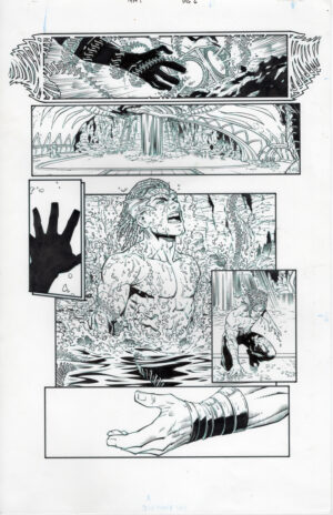 Aquaman: The Becoming #1 page 6 by Diego Olortegui and Wade von Grawbadger