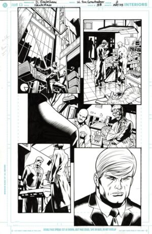 Hawkman #38 p.02 by Dale Eaglesham and Wade von Grawbadger