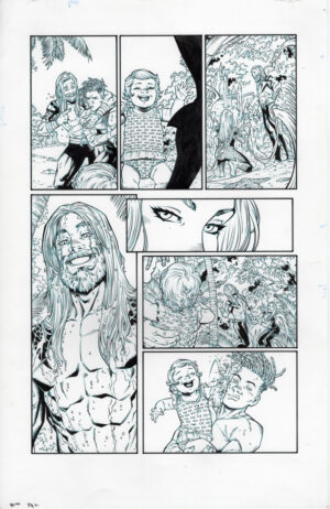 Aquaman 80th Anniversary #1 page 2 by Diego Olortegui and Wade von Grawbadger