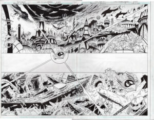Aquaman: The Becoming #4 pages 2-3 DPS by Scott Koblish and Wade von Grawbadger