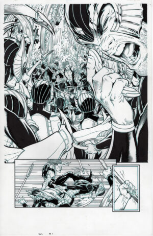 Aquaman: The Becoming #2 page 1 by Diego Olortegui and Wade von Grawbadger