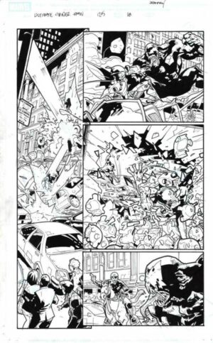 Ultimate Spider-Man #125 p.18 by Stuart Immonen & Wade von Grawbadger