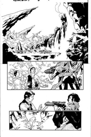 Star Wars #8 p.03 by Stuart Immonen and Wade von Grawbadger