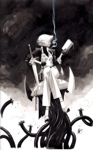 The Plot Holes #1 Cover by Matteo Scalera