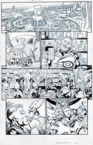 Green Lantern 80th Anniversary #1 page 1 by Fernando Pasarin and Wade von Grawbadger