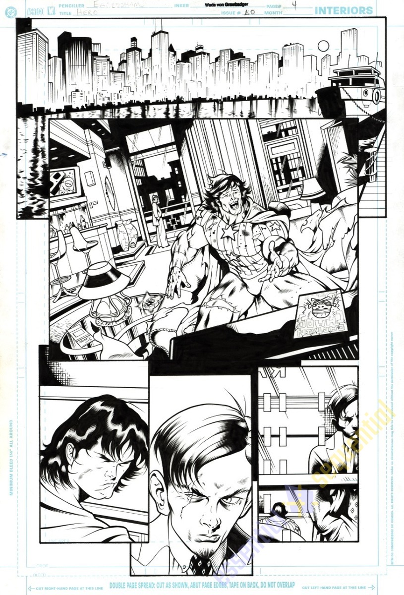 Hero #20 p.04 by Dale Eaglesham and Wade von Grawbadger 1 Hero #20 p.04 by Dale Eaglesham and Wade von Grawbadger
