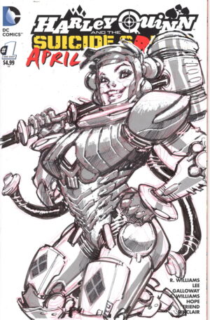 Harley Quinn on Harley Quinn and Suicide Squad April Fools by Eric Canete