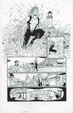 Aquaman: The Becoming #1 page 10 by Diego Olortegui and Wade von Grawbadger