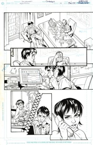 Aquaman #14 p.01 by Tom Grummett and Wade von Grawbadger