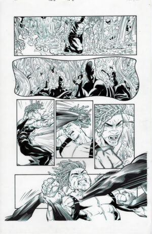 Aquaman: The Becoming #1 page 21 by Diego Olortegui and Wade von Grawbadger