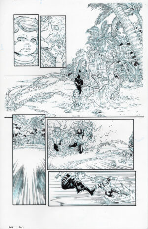 Aquaman 80th Anniversary #1 page 1 by Diego Olortegui and Wade von Grawbadger