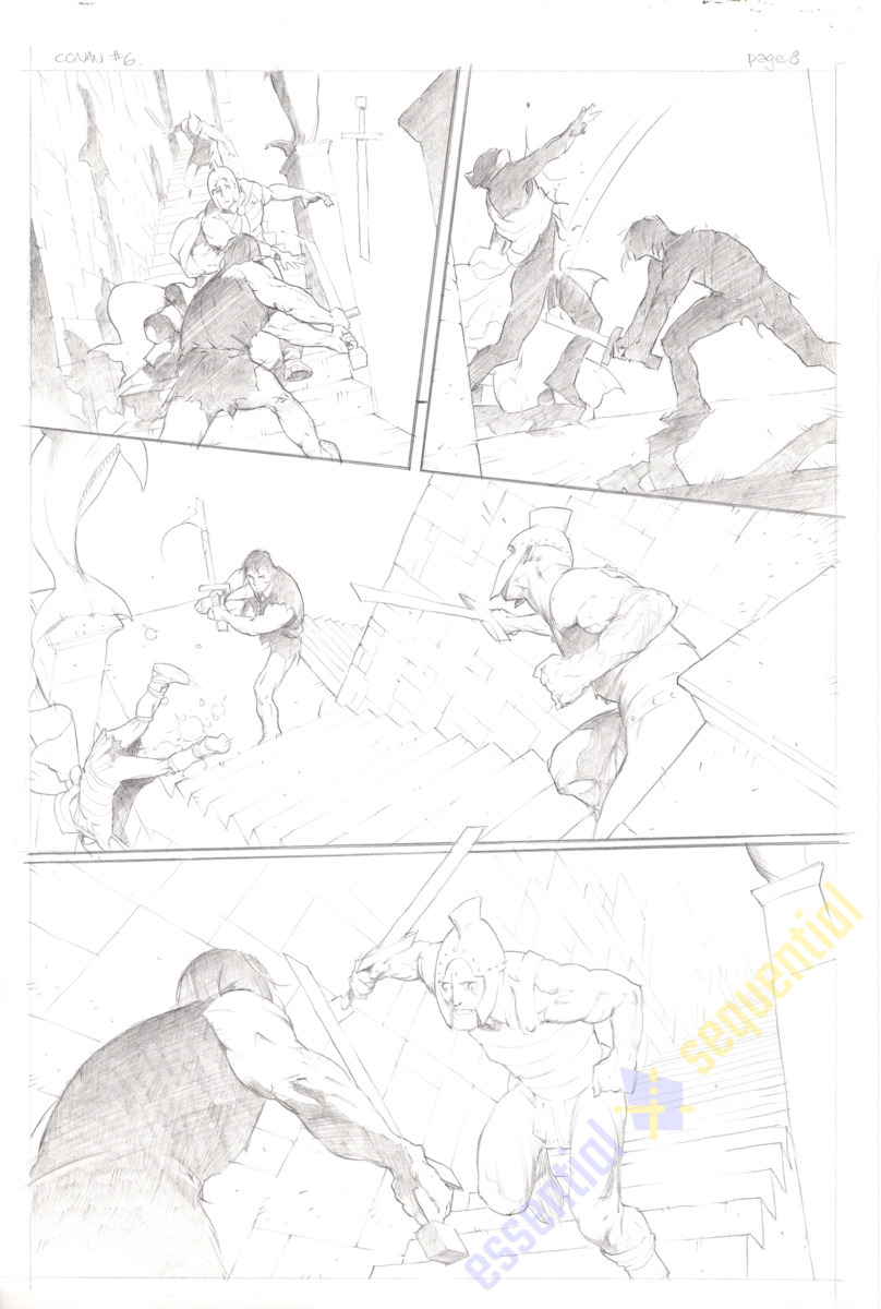 Conan #6 Page 8. by Cary Nord