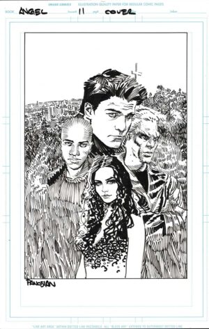 Angel and Spike #11 Cover by Dan Panosian