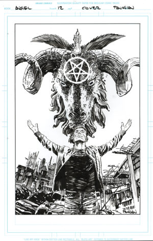 Angel & Spike #12 Cover by Dan Panosian