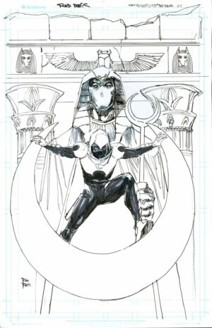 Moon Knight: City of the Dead #1 Cover by Rod Reis