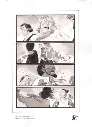 The Ambassadors #6 p.22 by Matteo Scalera