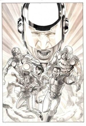 New 52 Forever People Unused Cover by JG Jones
