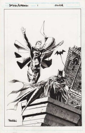 Batman/Superman #1 Cover by Dan Panosian