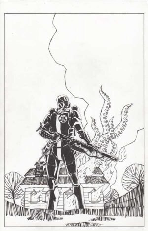 BPRD #5 Cover by Dave Johnson