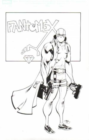 Fantomex Pin Up by Shawn Crystal