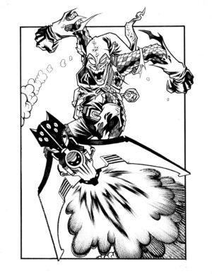 Green Goblin SNAP Card Art by Shawn Crystal