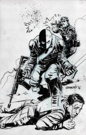 Deathstroke #10 p.01 by Cary Nord