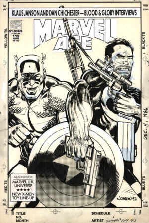 Marvel Age #113 Cover by Klaus Janson