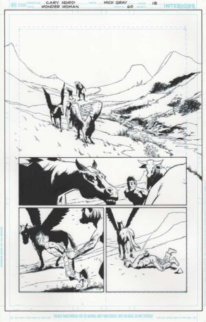 Wonder Woman #60 p.18 by Cary Nord