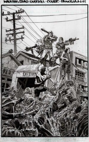 Walking Dead: Overkill #1 Cover by Dan Panosian