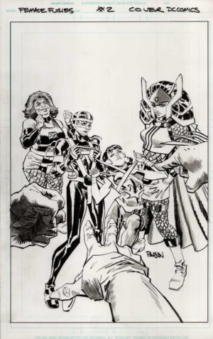 Female Furies #2 Cover by Dan Panosian