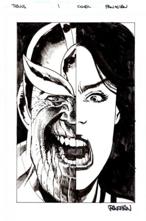 Thanos #1 Cover by Dan Panosian