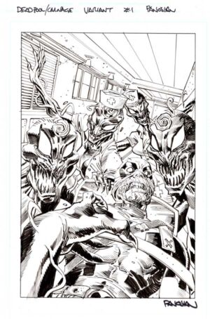 Deadpool-Carnage #1 Variant Cover by Dan Panosian