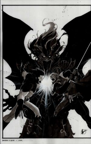 Wolverine vs Blade #01 COVER by Matteo Scalera