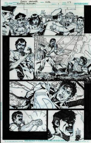 Action Comics #1 p.17 by Cully Hamner